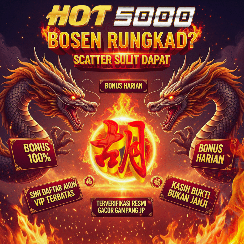 Hot5000 Menyediakan Beragam Provider Slot Online Terbaik Dunia